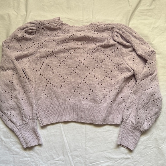 Jessica Simpson Lilac Textured Cardigan - Picture 5 of 9